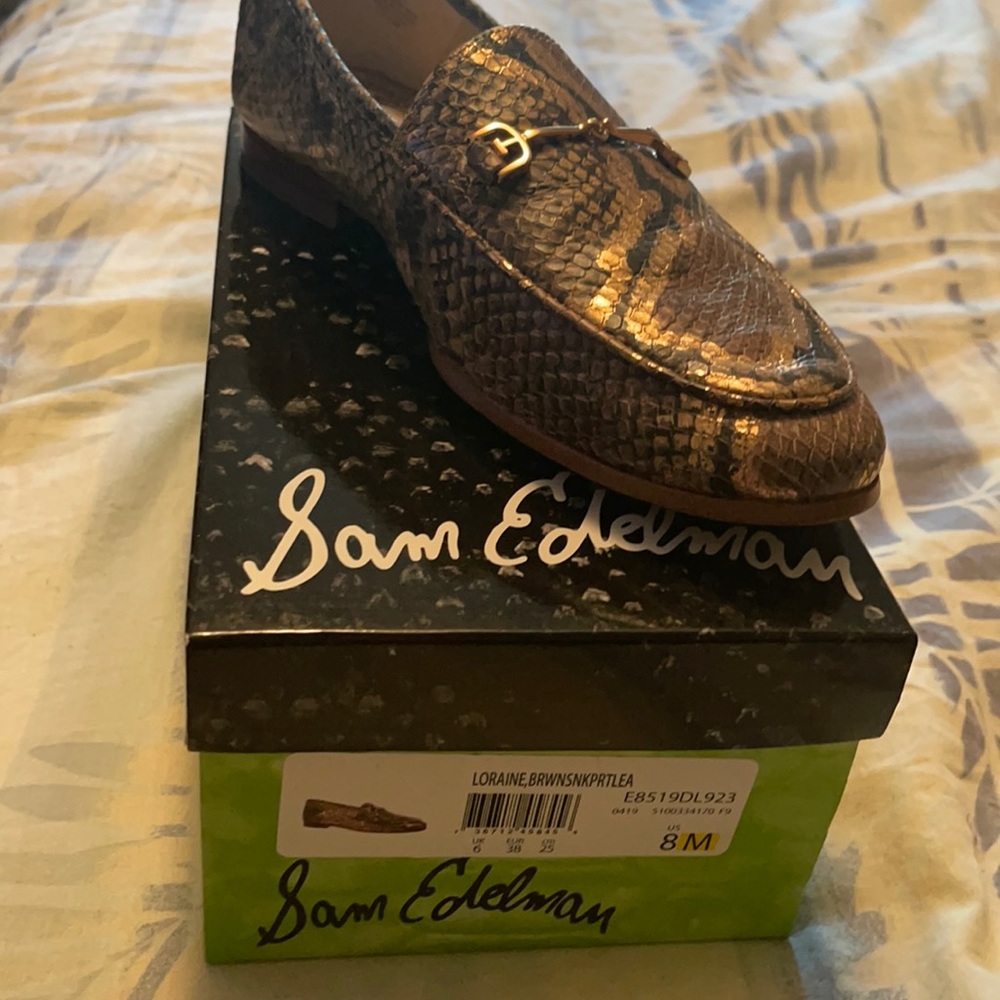 Sam Edelman Animal Print Loafers - Loraine